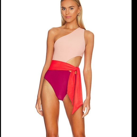 Beach Riot Other - New Beach Riot Carlie One Piece in Merlot XS